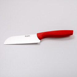 Pratik Mini Santoku Kırmızı Şef Bıçağı - 1